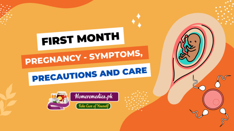 First Month of Pregnancy – Symptoms, Precautions and Care