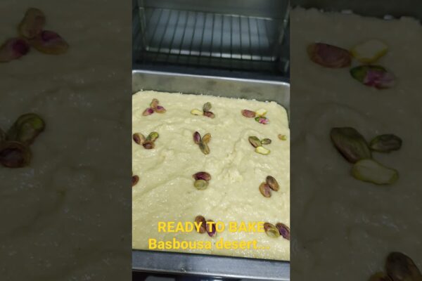 Ready to #Basbousa #arabic cake #baking #homeremedies #homeremediespk #yummy